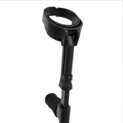 Cool Crutches Black Height Adjustable Crutch (Right-Handed)